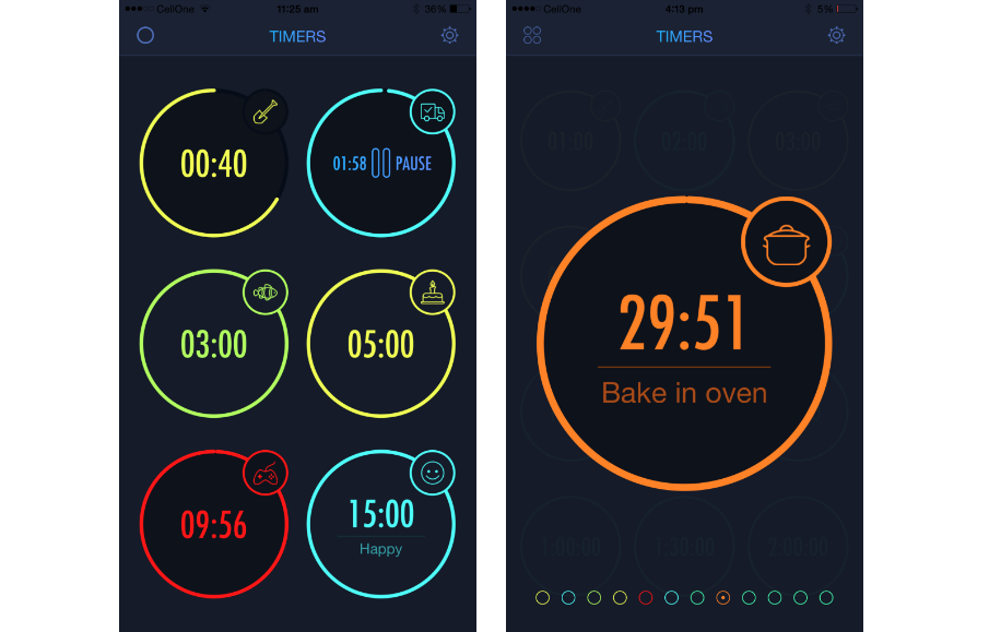 MultiTimer: Multiple timers on the App Store
